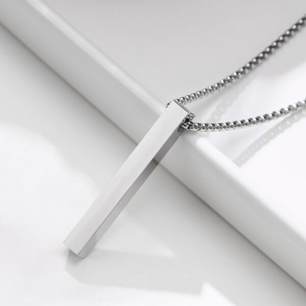 Trendy Stylish Silver bar Neck Chain For Men